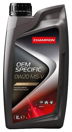 Моторное масло Champion OEM Specific 0W20 MS-V, 1л
